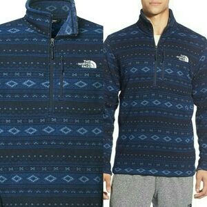 The North Face Navy Geometric Fleece